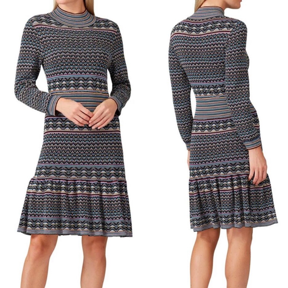 Shoshanna Etta dress Patterned Knit Dress